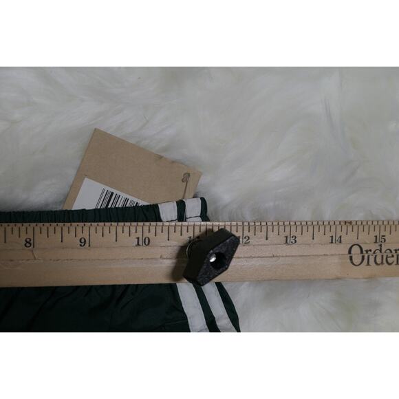 NWT Rare Adidas Vintage Nylon Forest Green Track Pants Youth Medium YM - Picture 8 of 11